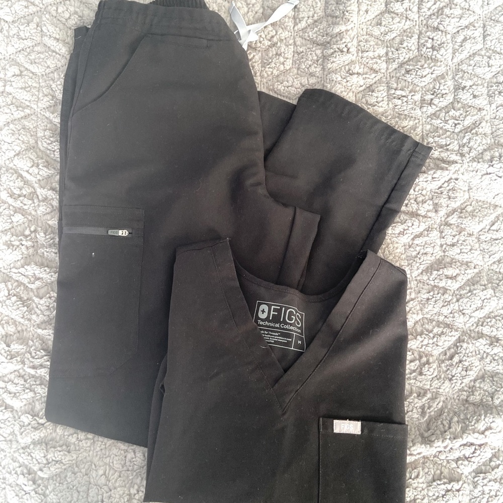 Figs Scrubs Black